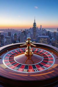 digital roulette wheel spinning